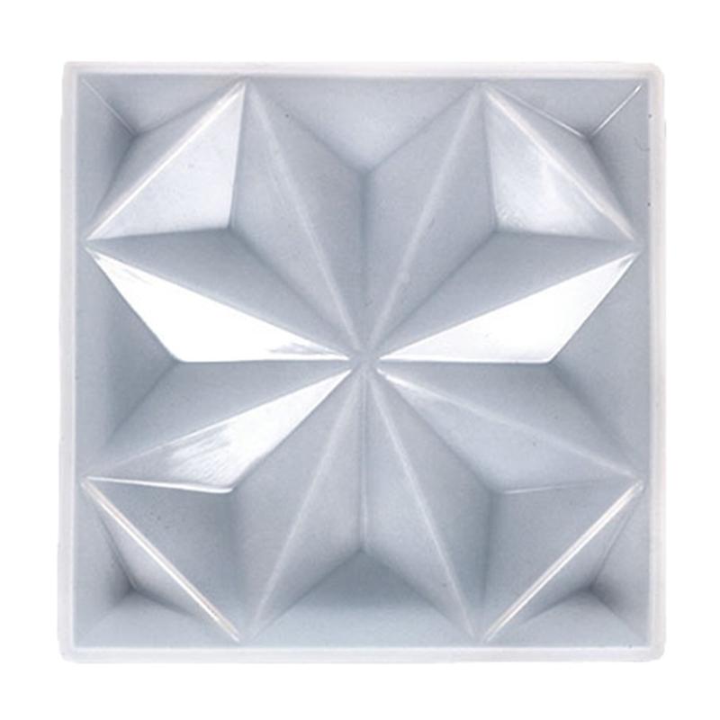 Diy Crystal Epoxy Hexagon Square Coaster Mirror Silicone Mold Dish Tray Mold for Casting with Resin Concrete Cement