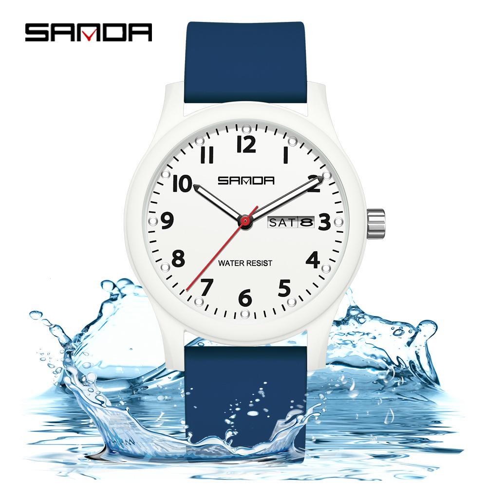 SANDA 3263 Minimalist Women's Quartz Watch Clock Minimalist Style Waterproof Calendar Women's Quartz Watch