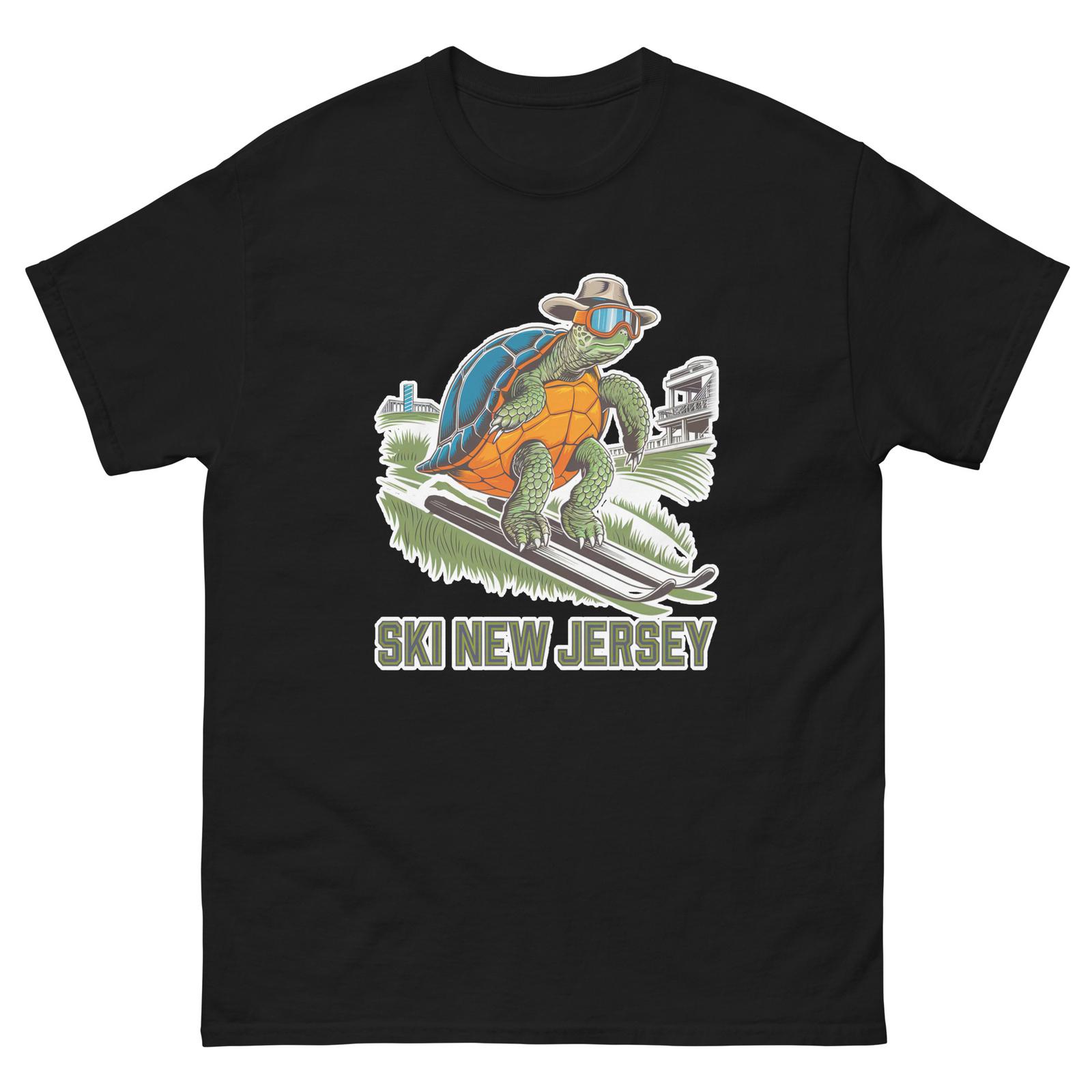 Ski New Mexico Jackrabbit Skiing Skier Animal T-Shirt M
