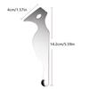 Stainless Steel Foundation Spatula Makeup Tool Cosmetic Shovel For Precise Foundation Application And Mixing Eye Makeup Stencils