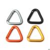 Snap Kettle Clip Accessories Outdoor Aluminum Zinc Zinc Alloy Triangle Carabiner Keychain Hook Buckle