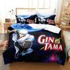 Gintama Bedding Set Single Twin Full Queen King Size Bed Set Aldult Kid Bedroom Duvetcover Sets 3D Print Anime Bed Sheet Set