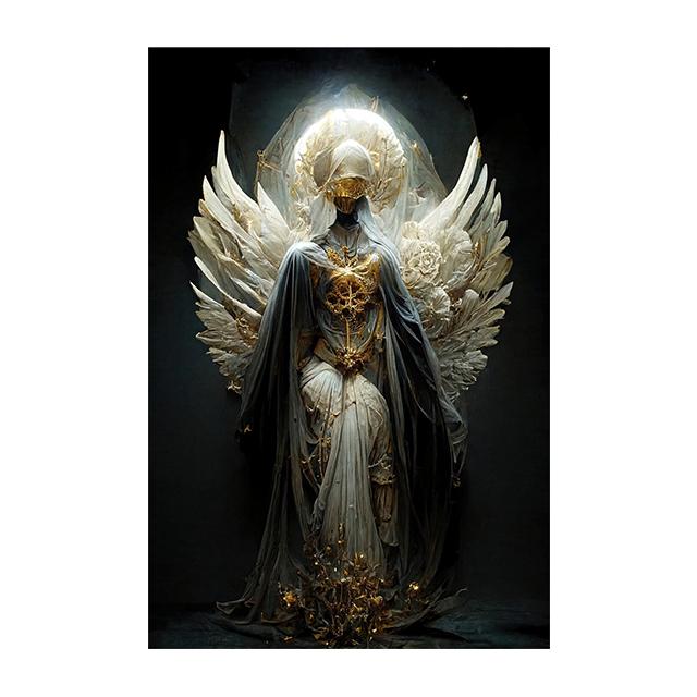 Raven Queen Sacral Redemption Posters and Prints Wall Art Pictures Flower People Canvas Painting Living Room Home Decor Cuadros