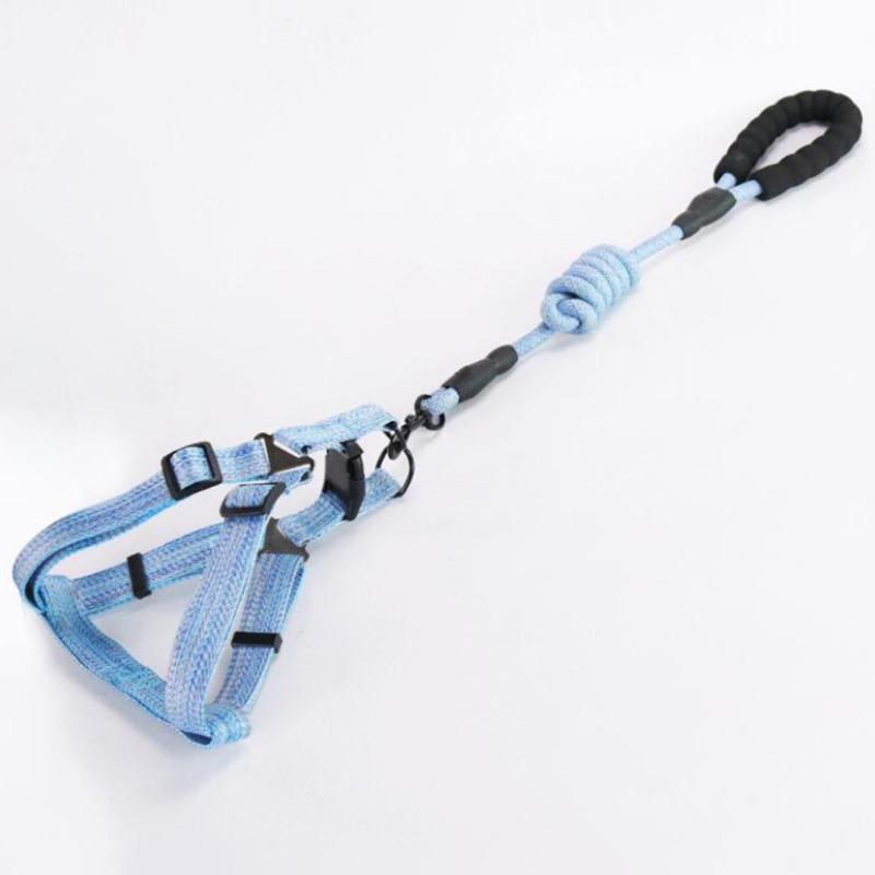 Fashion Pet Dog 120cm Small Medium Harness Chest Strap Collar Leash Traction Rope