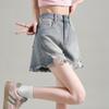 TONLION 2025 Summer Casual Raw-Hem Denim Shorts