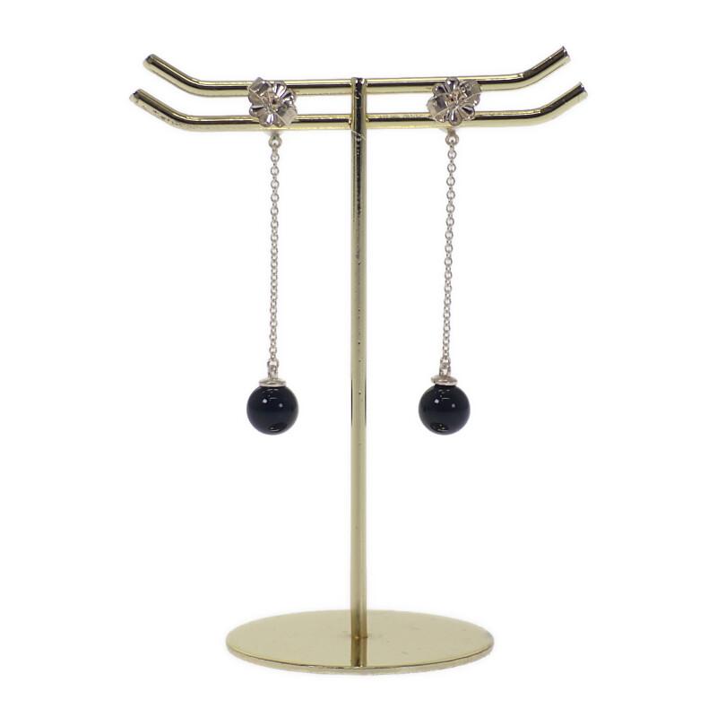 TIFFANY&Co.  Pierce black Silver925/onyx Women