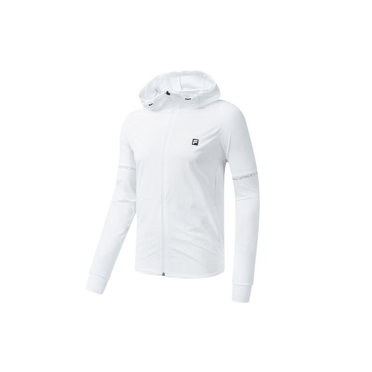 

Вязаная беговая куртка FILA Athletics, мужская верхняя одежда, белая A11M021502F-WT