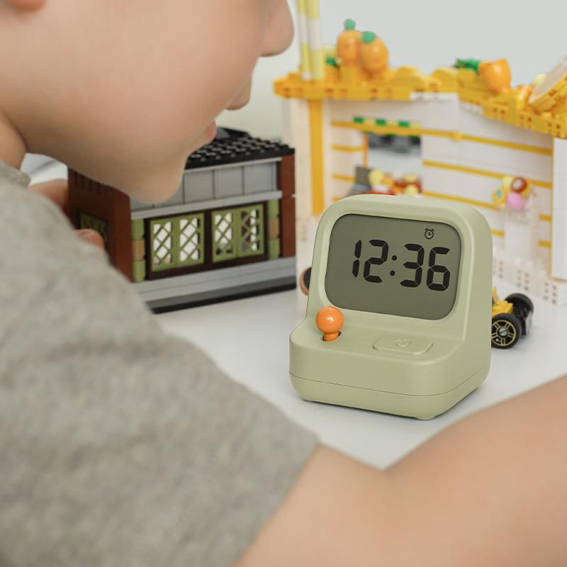 Smart Alarm Clock Mini Desktop Clock Creative Nostalgic Dormitory Snooze Learning Timer