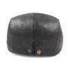 Men's PU Leather Duck Tongue Cap Literary Beret Style Casual Daily & Outdoor Middle-aged Youth Fashion Forward Hat