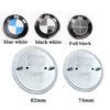 2pcs For BMW MIni E39 E46 E90 E60 E87 E53 F10 F20 F30 F15 F16 X3 X5 X6 74mm 82mm Car Emblem Front Hood Rear Trunk Badge