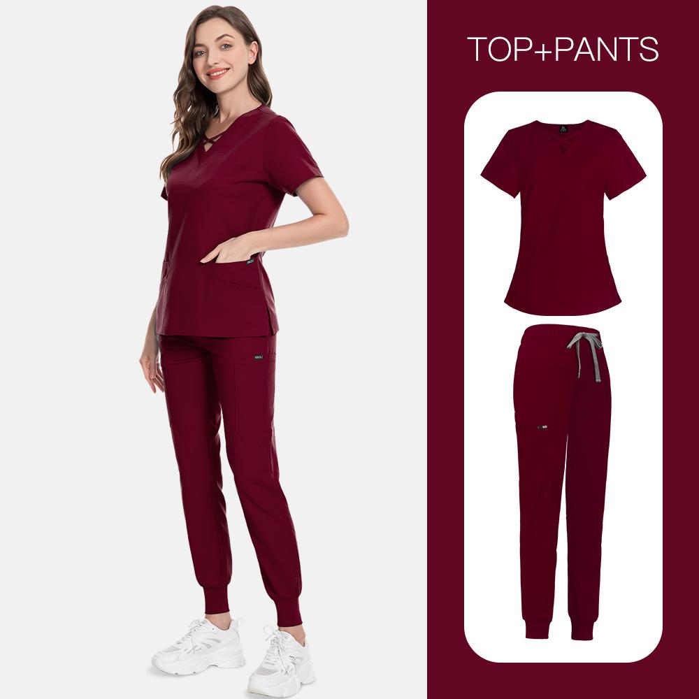 Women'S Handclothes Beauty Salon High Quality Thickened Spa Private Hospital Doctor Nurse Overalls Cleaning Uniform