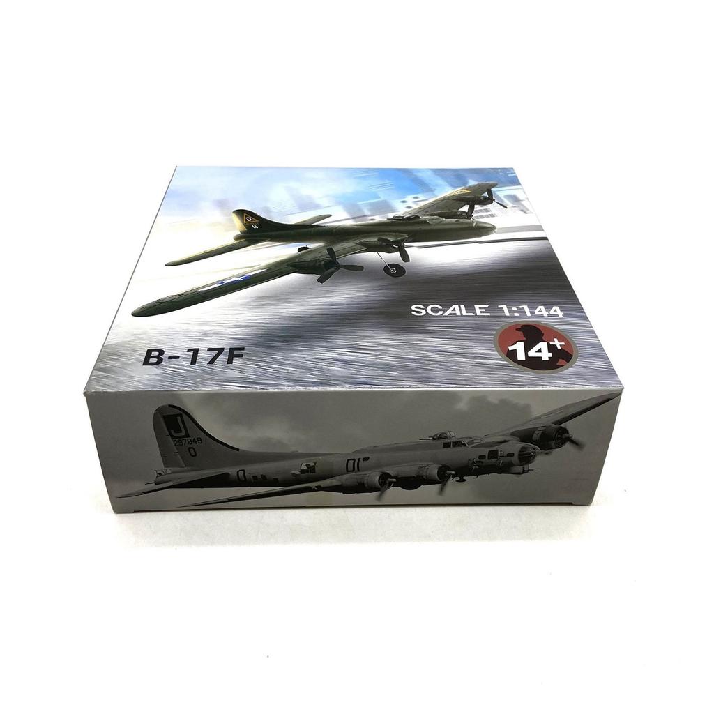 Maßstab 1/144 Metalllegierung B-17 Bomber Die-Cast WWII Klassiker B17 Flugzeugmodell Heimdekoration Sammlerstücke Geburtstagsgeschenk
