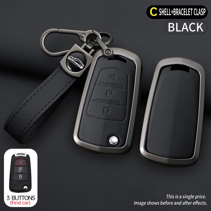 3 Buttons Car Remote Key Case Cover Shell For Great Wall Wingle 5 6 3 7 Voleex C30 Steed Haval Gw Hover H5 Key Cover Accessories