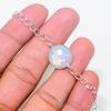 Milky Opal Gemstone Handmade 925 Sterling Silver Bracelet 7-8" GK-7194