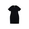 New MLB Short Sleeved Dress Women's Black 3FOPS0123-50BKS