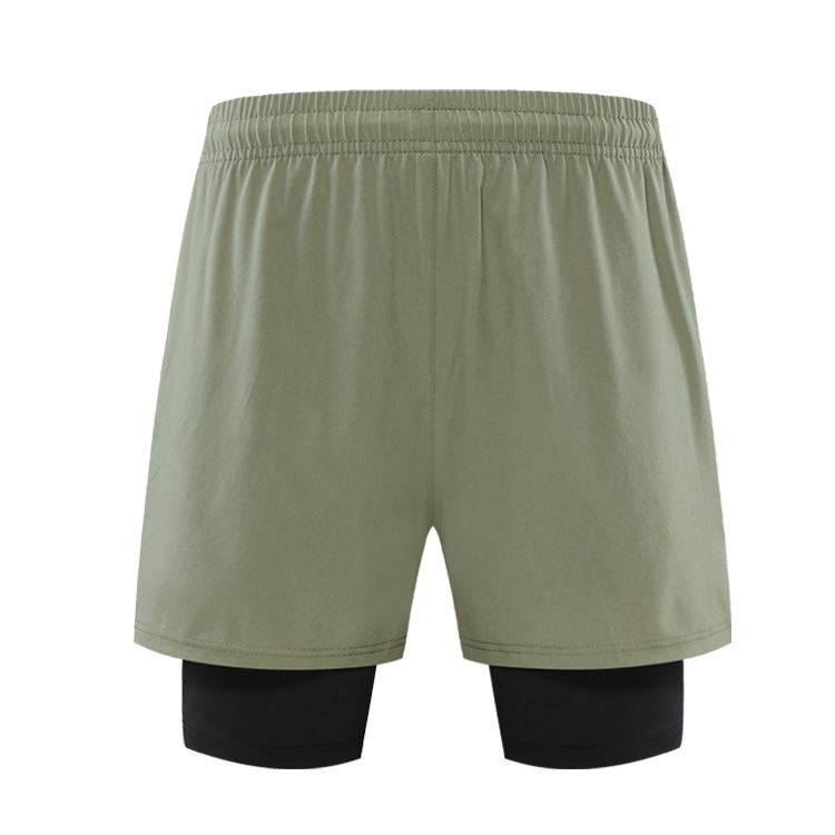 Herren Schnelltrocknende Sommer Basketball- & Laufshorts - Doppellagig, Anti-Exposition, Lässige Fitness-Trainingsbekleidung