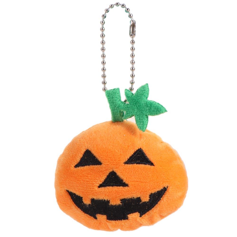 Creative Plush Doll Pumpkin Keychain Vegetables Cartoon Halloween Bag Pendant Soft Cute Pumpkin Doll Keyring Hanging Pendant