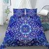 Luxury Boho Style Duvet Cover Geometric Print Bedding Set Quilt Cover with Zipper Closure King Queen Polyester Comforter Cover