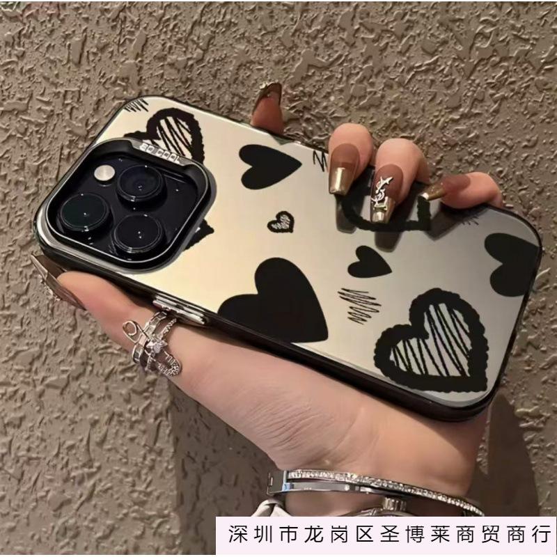 The New Love Is Suitable for Iphone17 Mobile Phone Case Apple 16promax/15 Foreign Trade 14pro13 Europe and America