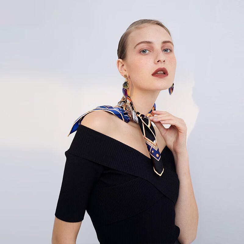 Aurora Series Silk Square Scarf