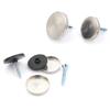 8 Pcs Stainless Steel Cap Cover Decorative Mirror Screws