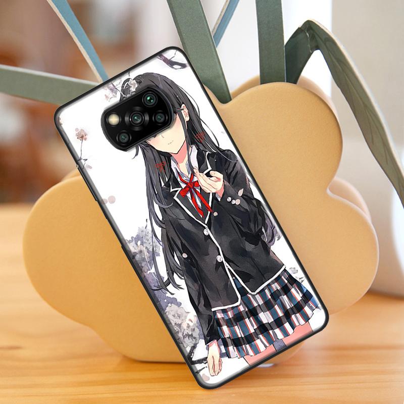 Yukino Yukinoshita Oregairu Phone Case For Xiaomi Mi 11T Pro 10T 11 Lite 11 Ultra Coque For POCO F3 X3 GT M3 M4 X3 Pro