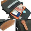 Outdoor Products Neo Classic Mini Flap Nylon Shoulder Mini Messenger Cordura and Suede Synthetic Charcoal Gray Bag, Bag, Leather, 22469089,