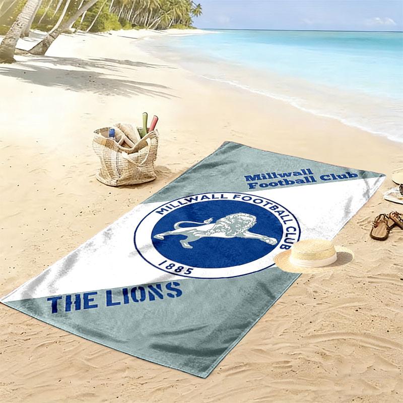 Millwall logo Beach Towel, Large Soft Quick Dry Towel for Beach Camping Swimming
