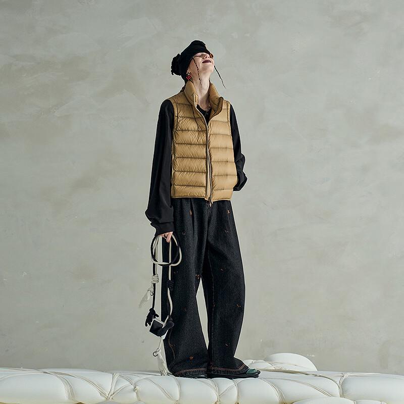 Rizhuo Lightweight Women's Puffer Down Vest