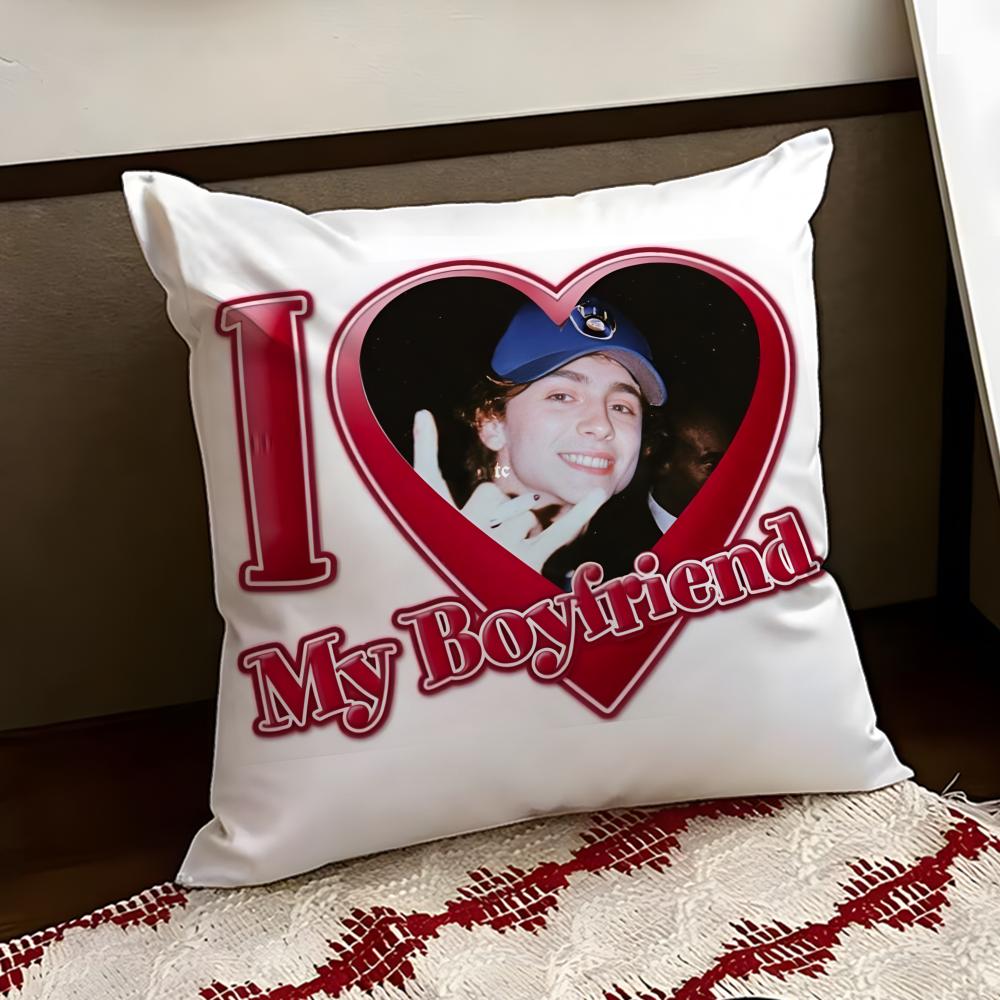 TTimothees CChalamets Cushion Cover Reversible Soft Durable Pillow Cover Home  Car MultiScene Use for Daily Comfort