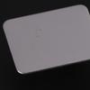Premium Stainless Steel Makeup Palette 2Pcs Set with Rod Smooth Surface for Personal Daily Cosmetic Mixing