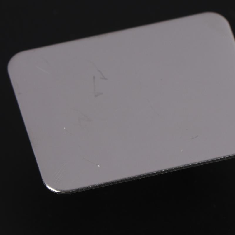 Premium Stainless Steel Makeup Palette 2Pcs Set with Rod Smooth Surface for Personal Daily Cosmetic Mixing