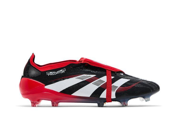 Men's Sneakers adidas Predator Elite Foldover Tongue FG Moments Core Black/Footwear White/Vivid Red