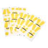 4 Sheets Eye Make Up Stickers Cute DIY Younger Playful Eye Tattoo Stickers for Christmas Halloween Parties Role Playing