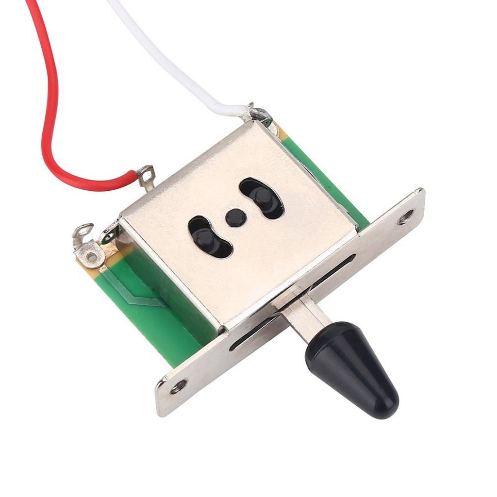 Set of Electric Guitar Wiring Kit 3 Way Toggle Switch with Volume Tone Jack