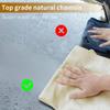 Natural Chamois Leather Car Washing Towels Super Absorbent Car Window Glass Drying Cleaning Cloth Wet and Dry Car Wash Towel