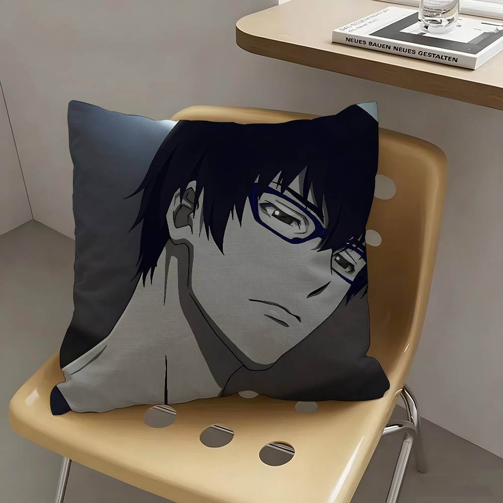 1pc Hisami Touji Terror In Resonance Pillow Case Fashion Square Pillowcase Bedroom Sofa Room Ins Decoration Leisure
