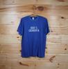 Vintage Boo's Grandpa Blue Single Stitch T-Shirt Adult Size Large