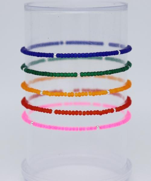 Bonbeau Color Layered Daily Beads Bracelet Simple Layered Bead Bracelet 5 Colors