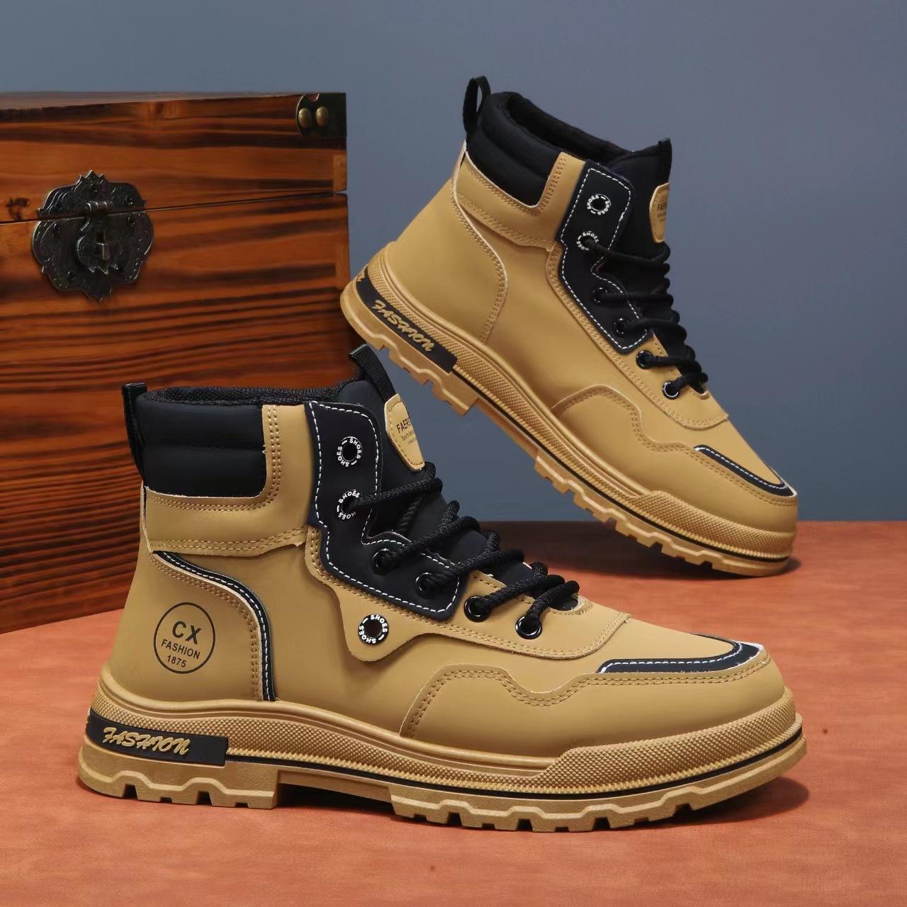 

Мужская обувь большого размера плюс ботинки Мартина рабочая обувь модная универсальная большая обувь мужская обувь удобная повседневная спортивная 40