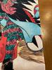 hand towel from the East and West of antiquity by Utagawa The Tale of the Loyal by Masaaki Chudayu Ukiyo-e Kuniyoshi, Samurai, Mase,
