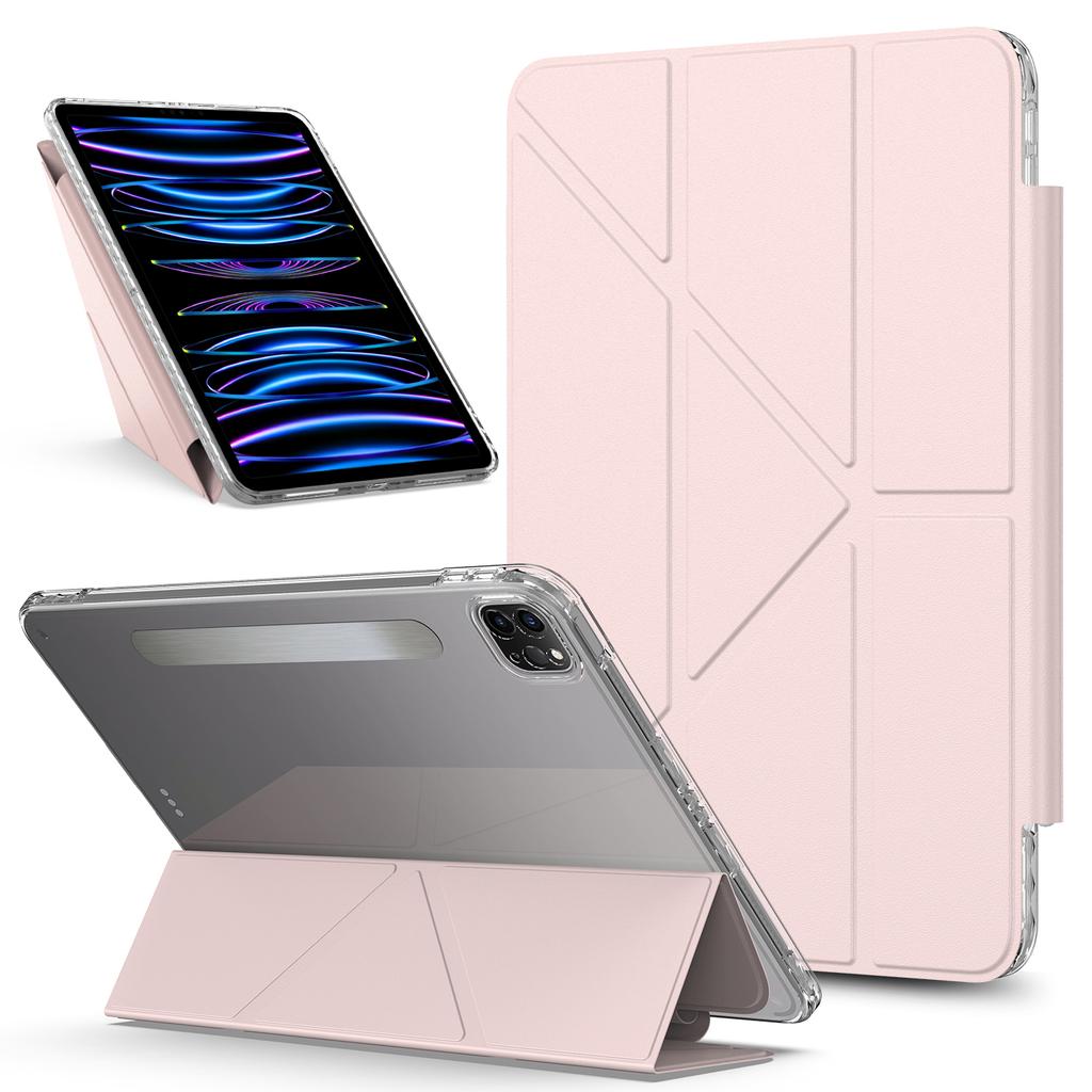 Tablet Case For iPad Pro 11 (2022)/(2021)/(2020) Stand Magnetic Detachable PU Leather Cover with Auto Wake/Sleep