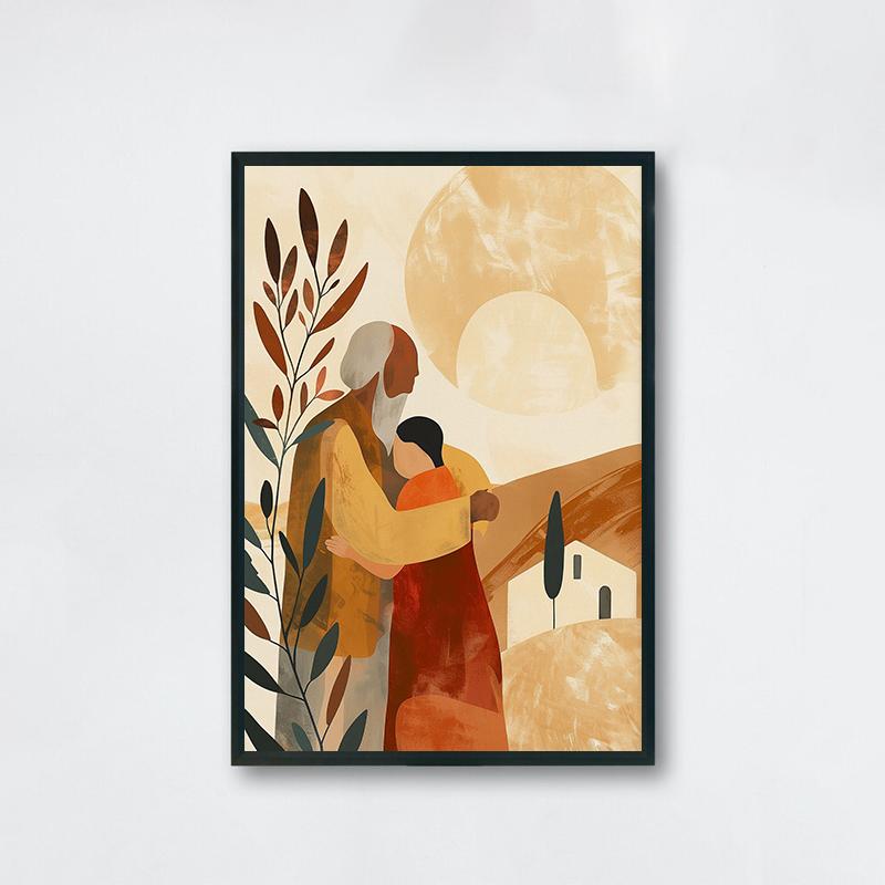Boho Christ Art Poster Boho Christian Bible Verse Prints Canvas Painting Jesus Wall Art Pictures Home Room Modern Decoration
