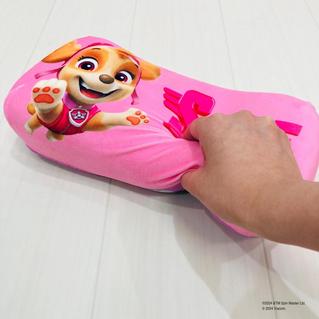MORIPiLO Morishita Paw Patrol Memory Foam Pillow 16x33x8cm Waist Support Back Support Stuffed Toy Cushion Sky Pink 4621464