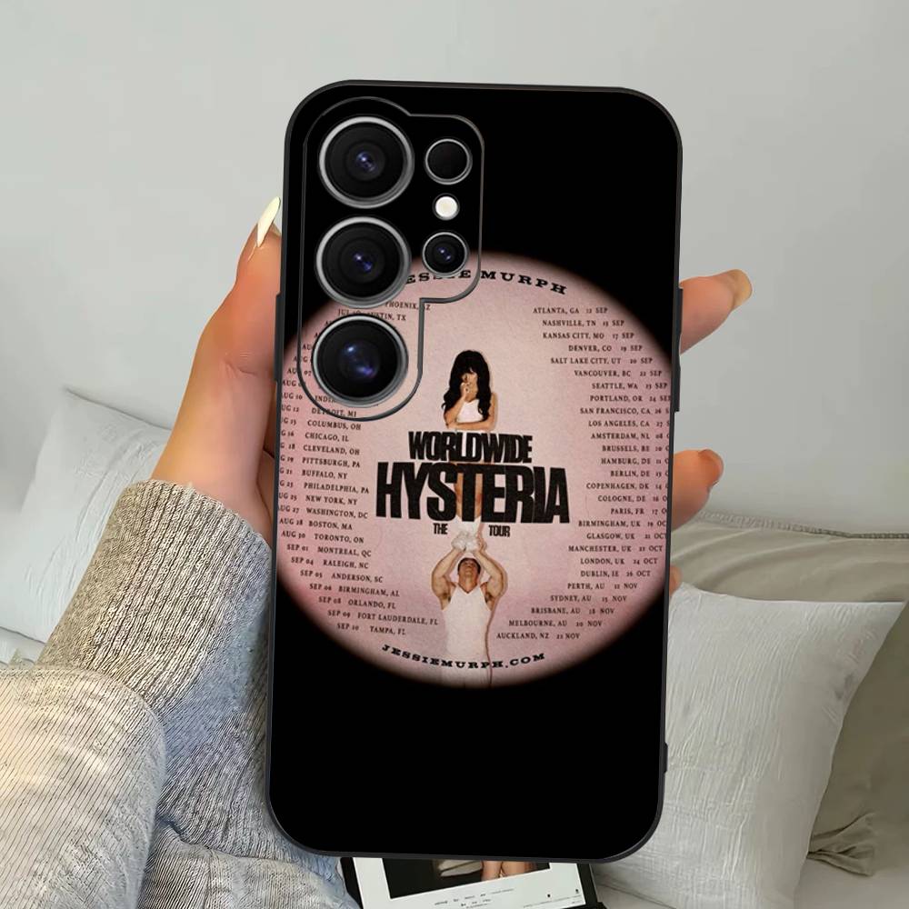 Singer Jessie Murph Phone Case For Samsung S 24 Fe 25 Ultra Plus 20 Lite 21 30 22 23 24 22 Ultra 5G Fundas