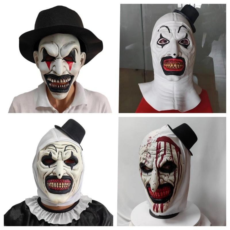 Enge clown latex masker Halloween feestkostuum accessoire voor cosplay en thema-evenementen