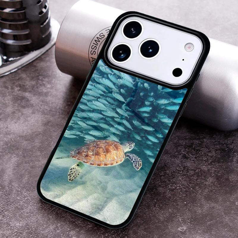 Cartoon Turtle soft Phone Case For iPhone 17 16 15 14 13 12 11 Pro Max Plus 17Air Soft Silicone Cover