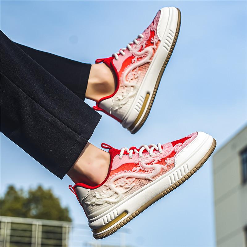 Fashion Spring and Autumn New Exquisite Men's Casual Sneakers Fashion Trend Mesh Lightweight and Breathable Outdoor Sports Running Shoes