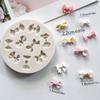 1 Stück Schleifen Silikon Fondantformen Zucker Süßigkeiten Cake Pop Schleife Bastelformen für DIY Kuchen Dekoration