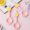 Star Ceramic Spoon Pink Magical Girl Heart Dessert Coffee Spoon Cartoon Rice Spoon